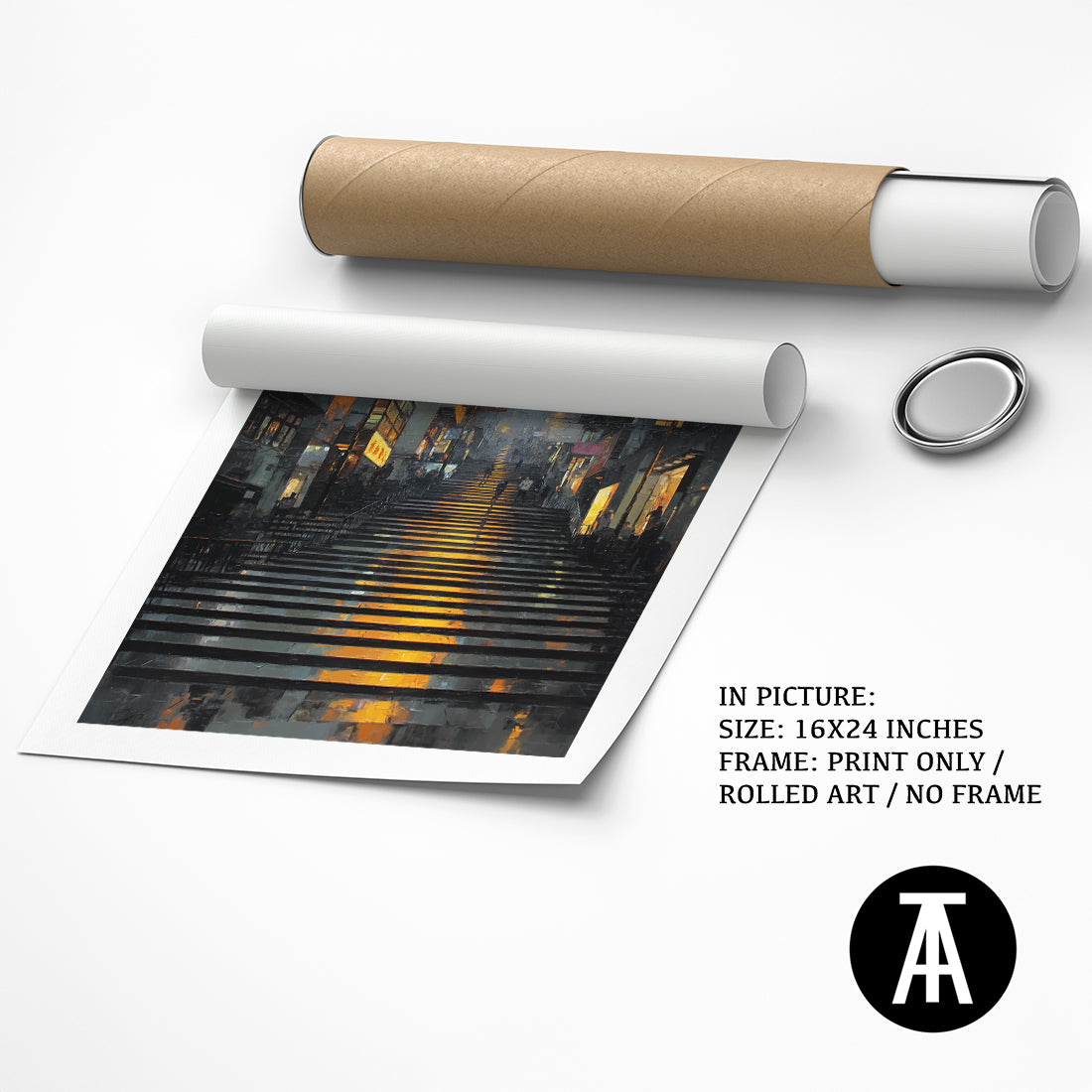 Artwork as Print Only / Rolled Art