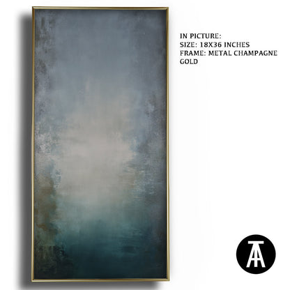 Artwork in Metal Champagne Gold Frame