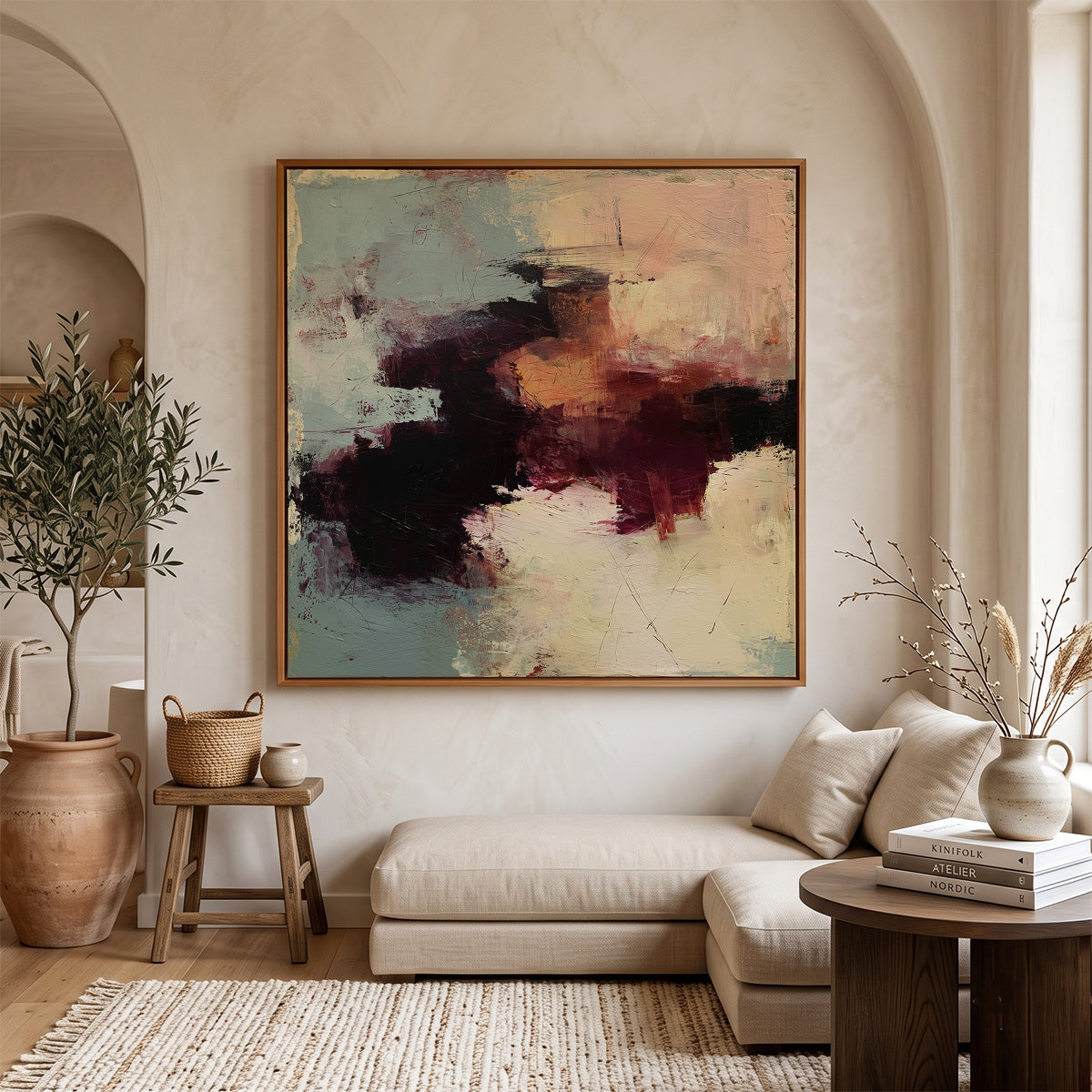 Abstract Art in a Lifestyle Setting