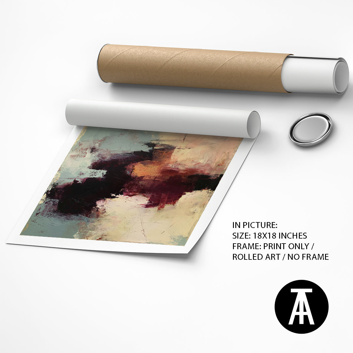 Artwork as Print Only / Rolled Art