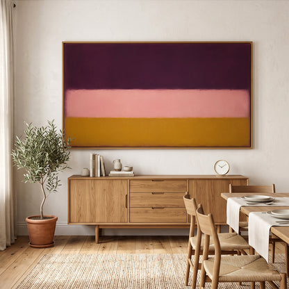 Abstract Painting in a Lifestyle Setting