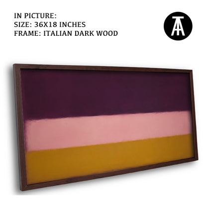Artwork in Dark Wood Frame