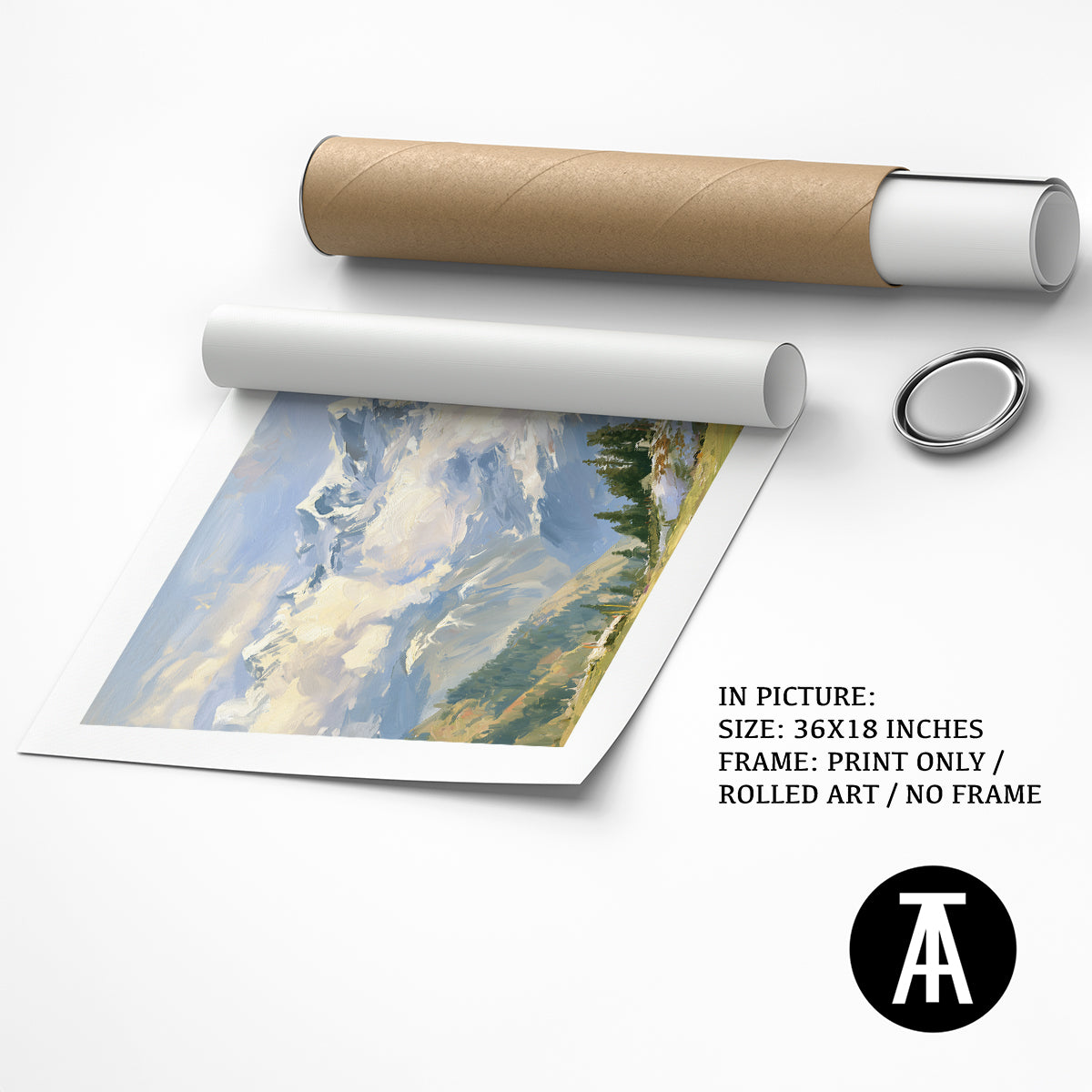 Artwork as Print Only or Rolled Art