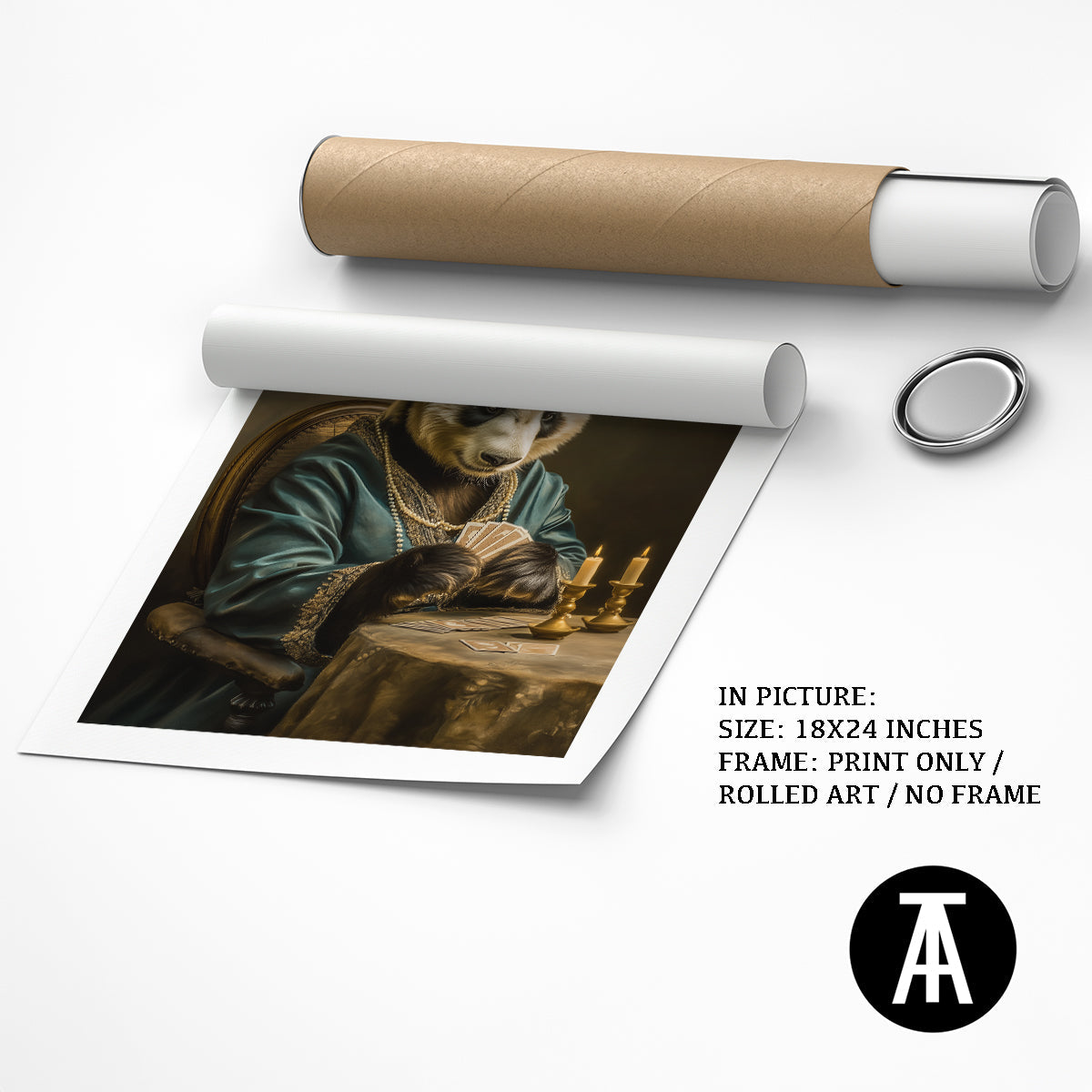 Artwork as Print Only or Rolled Art