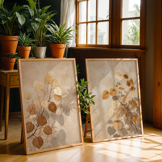 Autumn Leaves by Textures of India