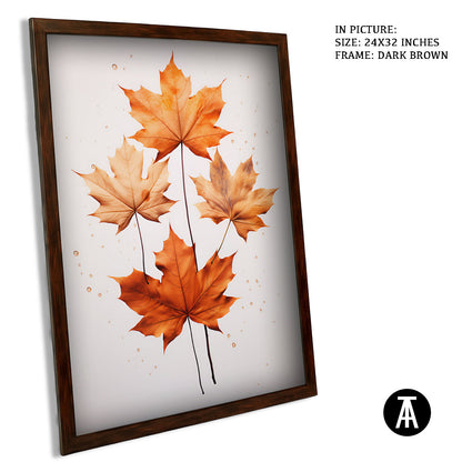 Artwork in Metal Champagne Gold Frame