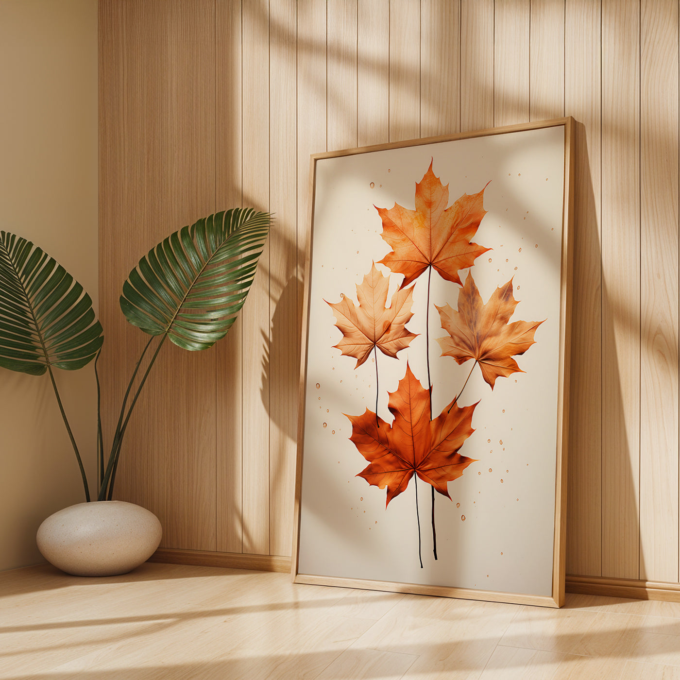 Boho Painting in a Lifestyle Setting