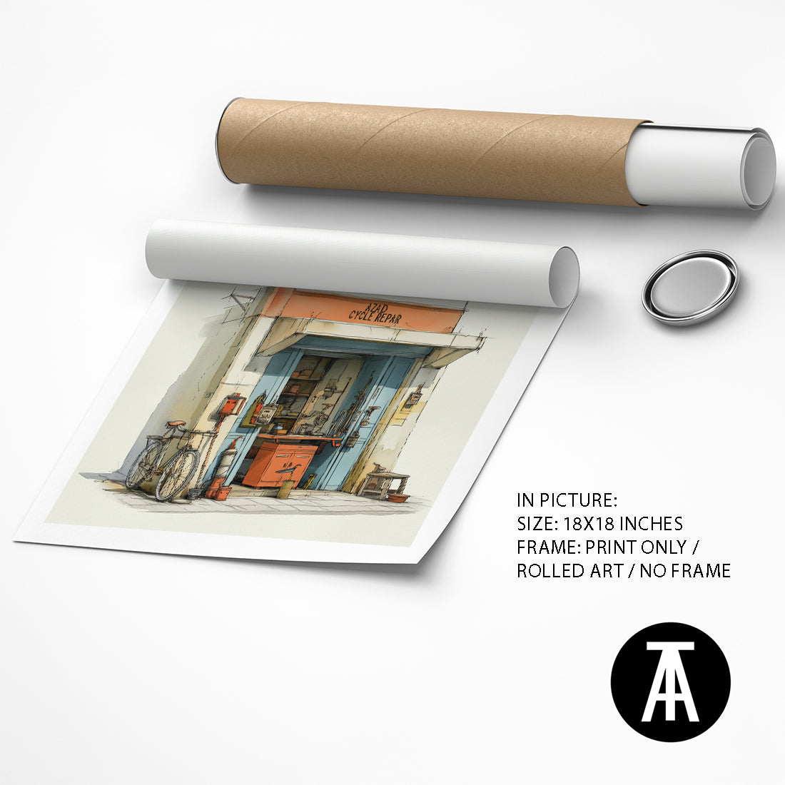 Artwork as Print Only / Rolled Art