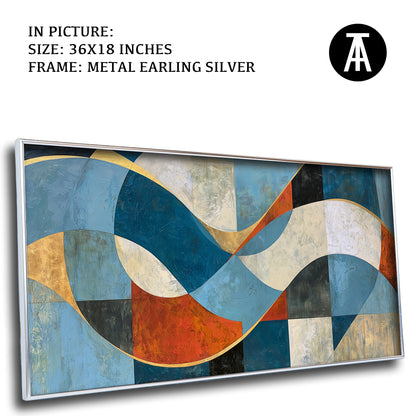 Artwork in Metal Earling Silver Frame