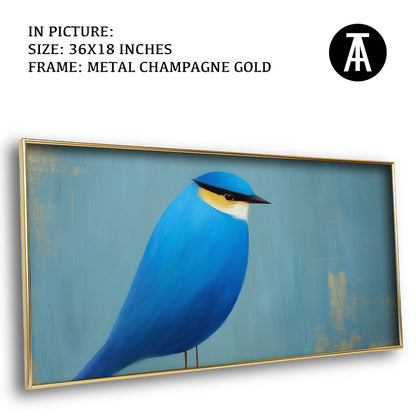 Artwork in Metal Champagne Gold Frame