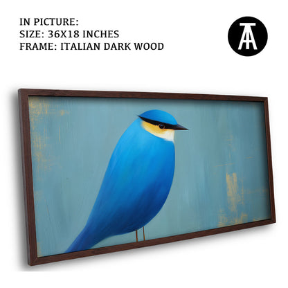 Artwork in Dark Wood Frame