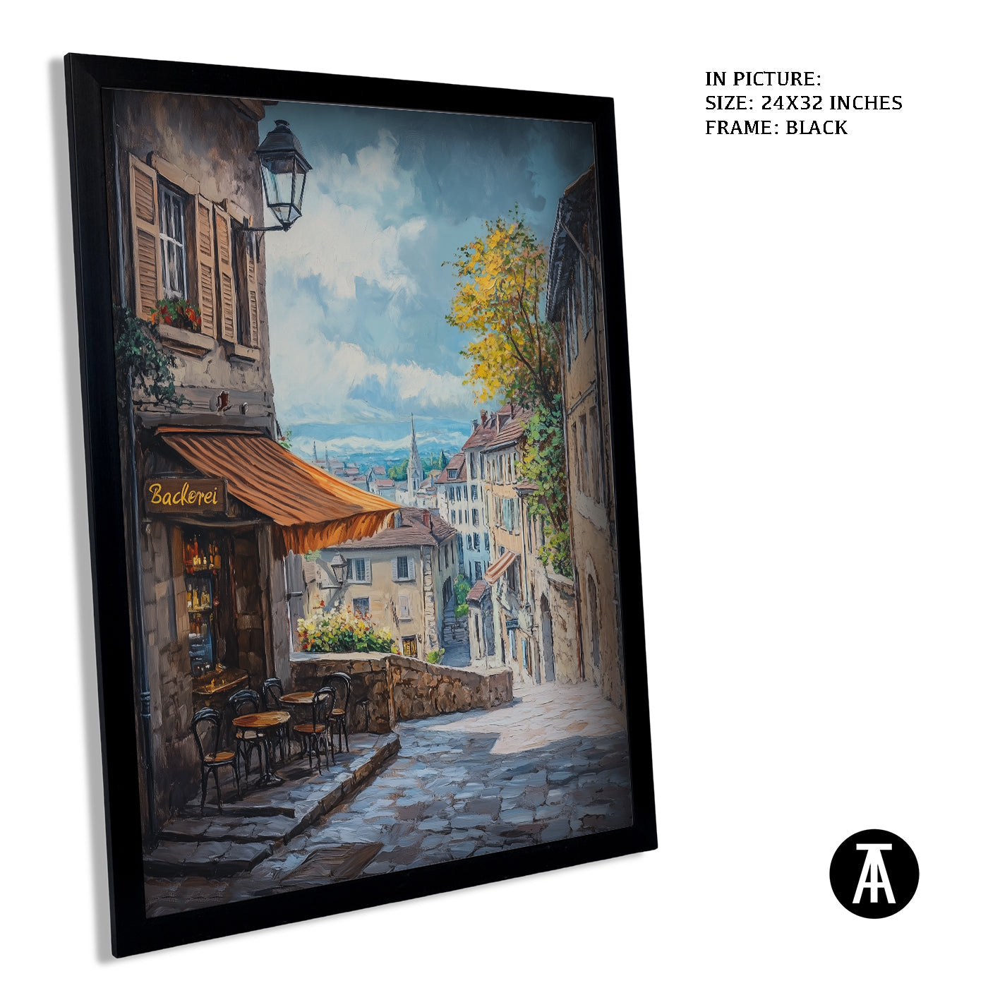 Artwork in Metal Earling Silver Frame