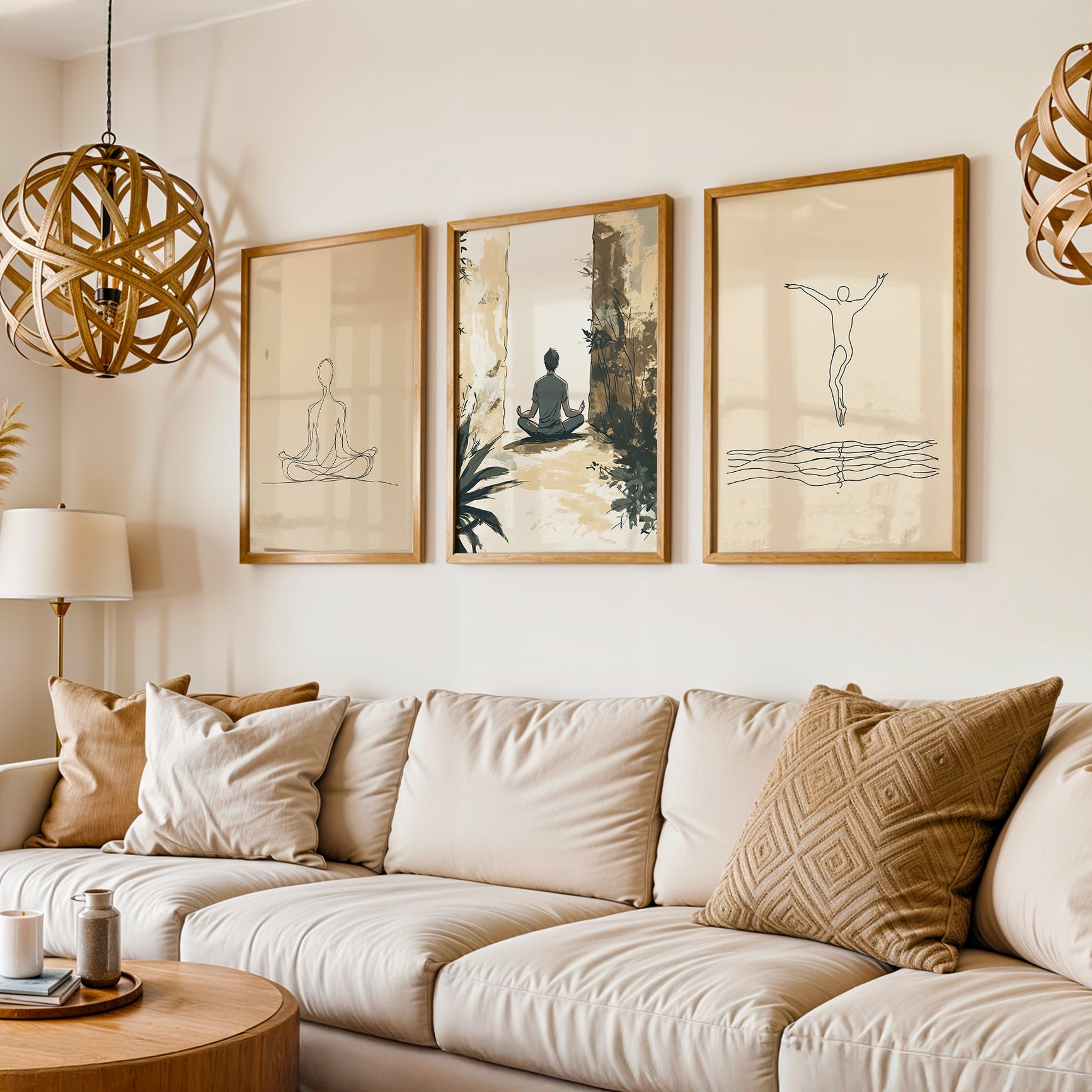 Gallery Wall Set in Lifestyle Setting