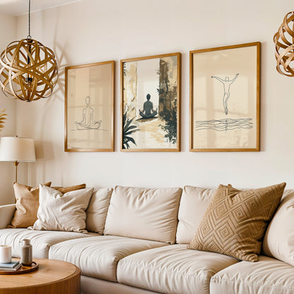Gallery Wall Set in Lifestyle Setting