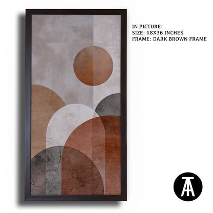 Artwork in Metal Champagne Gold Frame