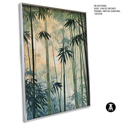 Artwork in Metal Earling Silver Frame