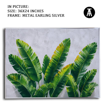Artwork in Metal Earling Silver Frame
