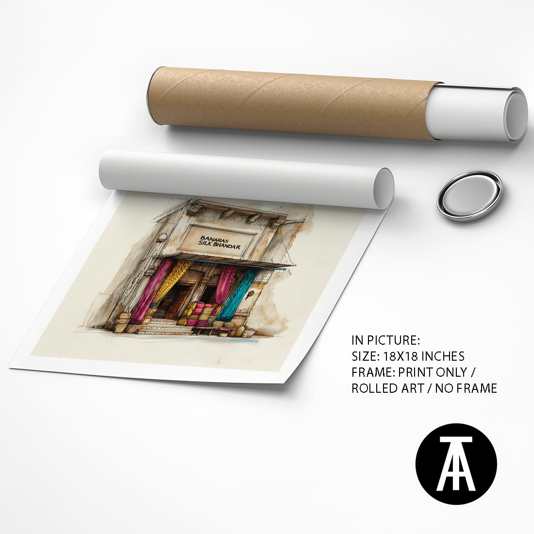 Artwork as Print Only / Rolled Art