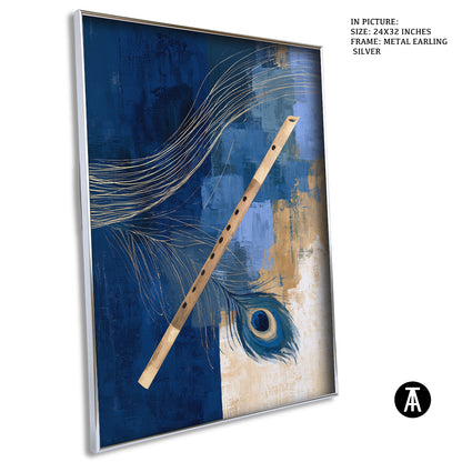 Artwork in Metal Earling Silver Frame