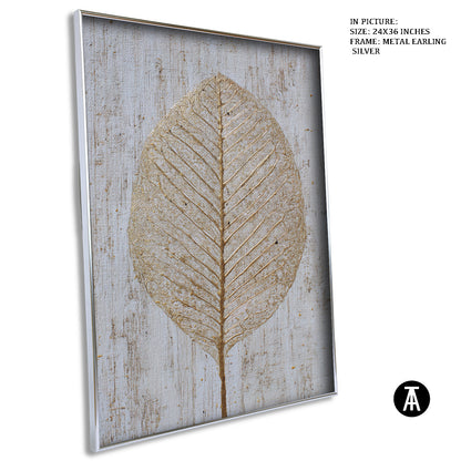 Artwork in Metal Earling Silver Frame