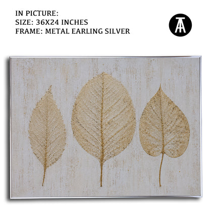 Artwork in Metal Earling Silver Frame