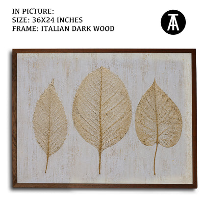 Artwork in Dark Wood Frame