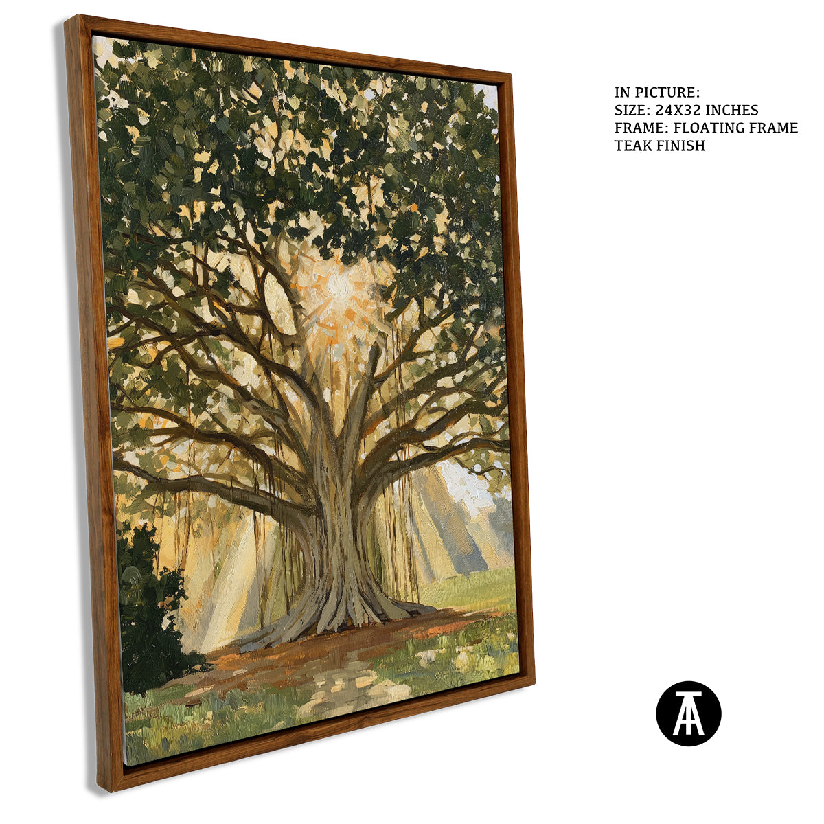 Artwork in Floating Frame