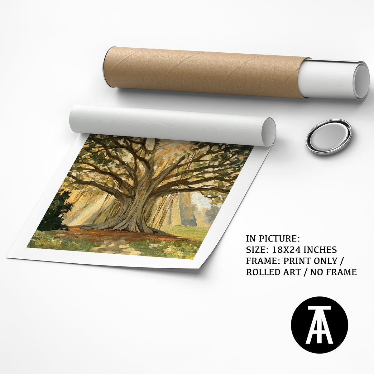 Artwork as Print Only / Rolled Art