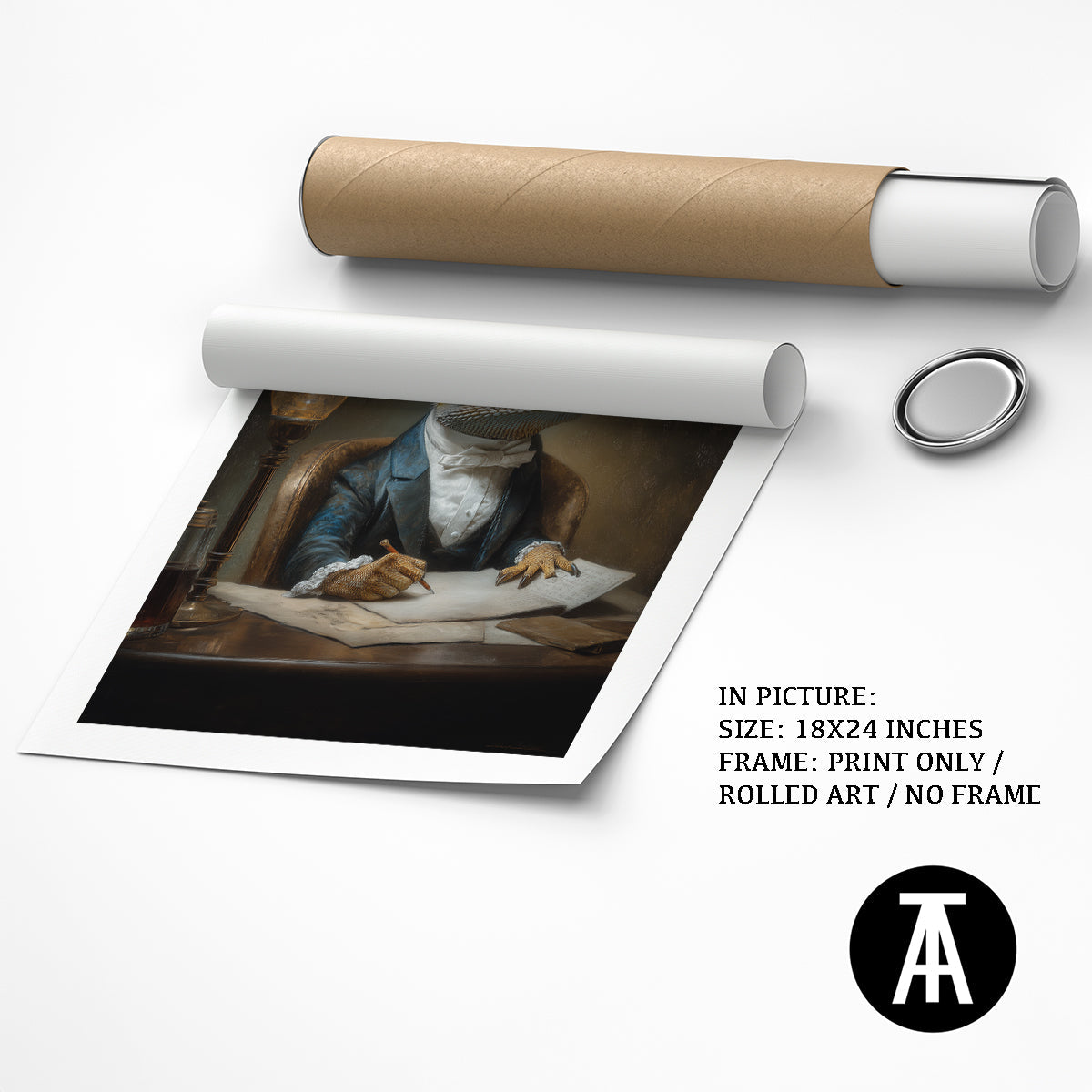 Artwork as Print Only or Rolled Art