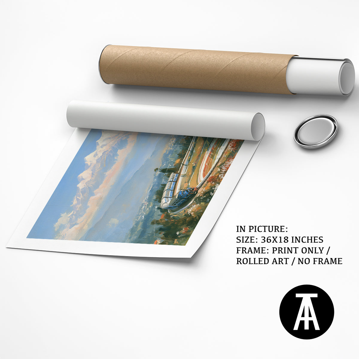 Artwork as Print Only or Rolled Art