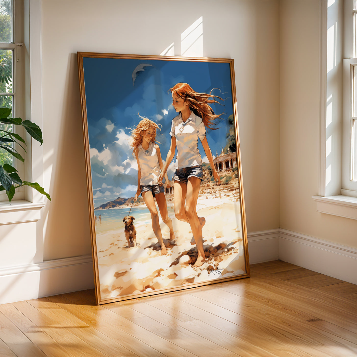 California Painting in a Lifestyle Setting