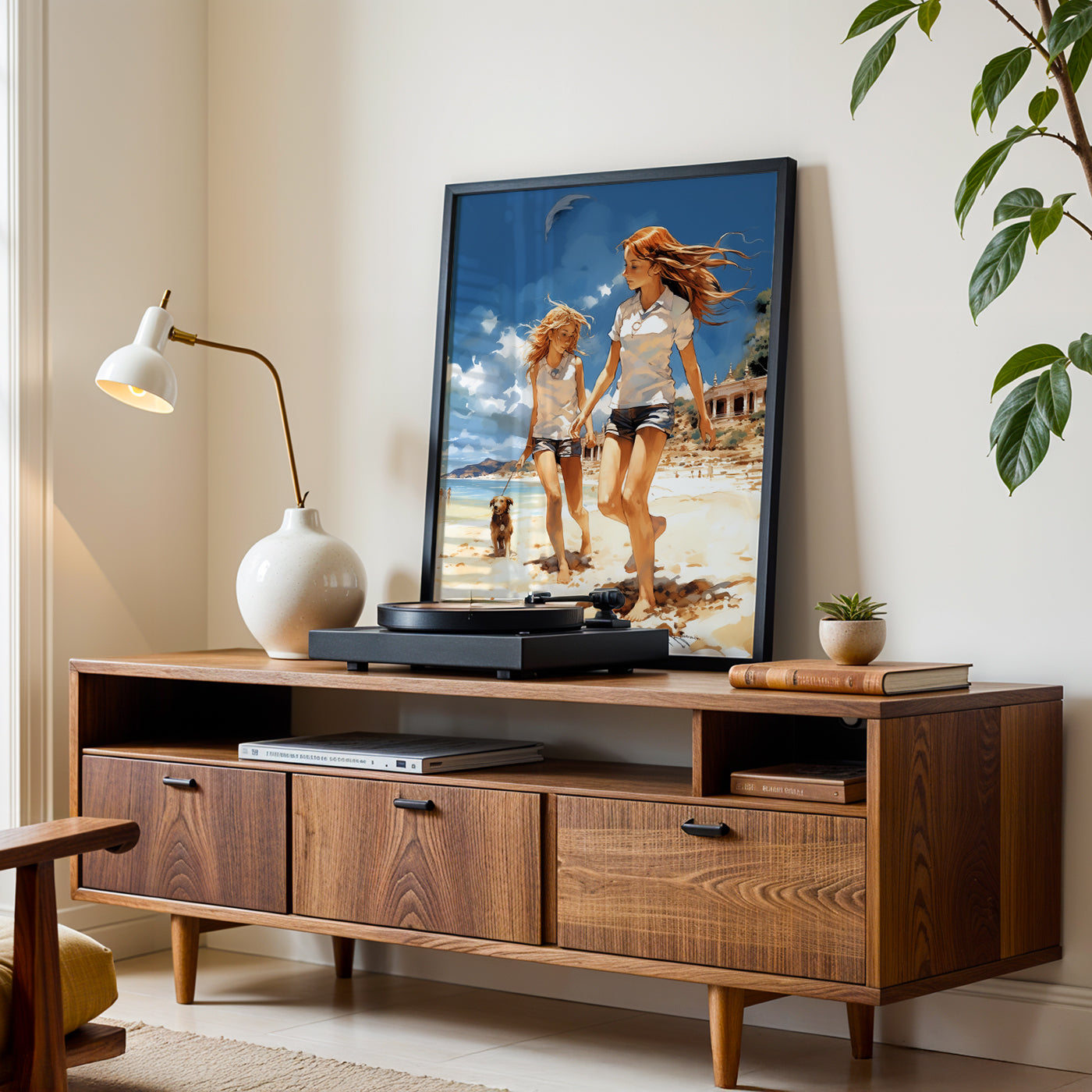 California Artwork in a Lifestyle Setting