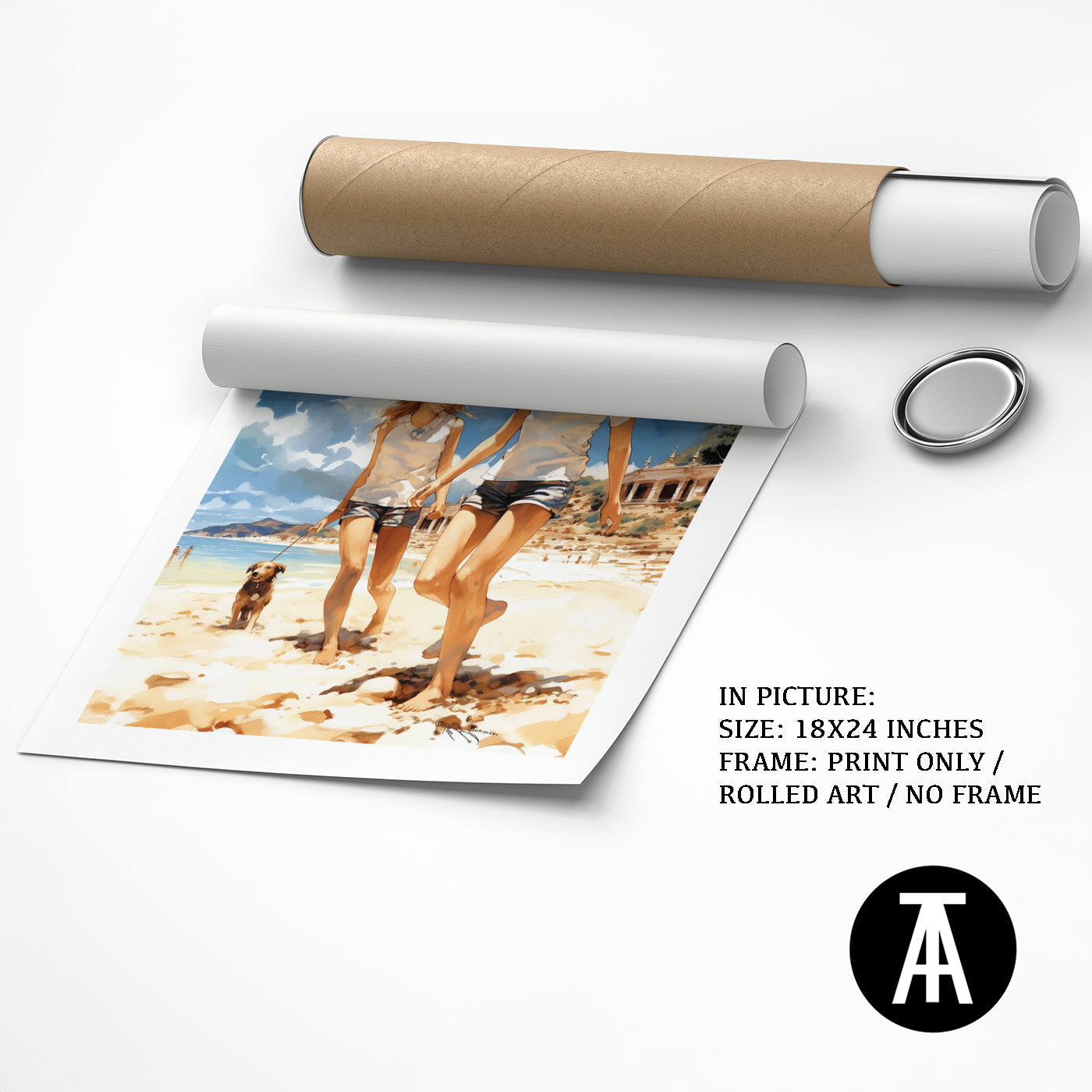 Artwork as Print Only or Rolled Art