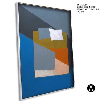 Artwork in Metal Earling Silver Frame