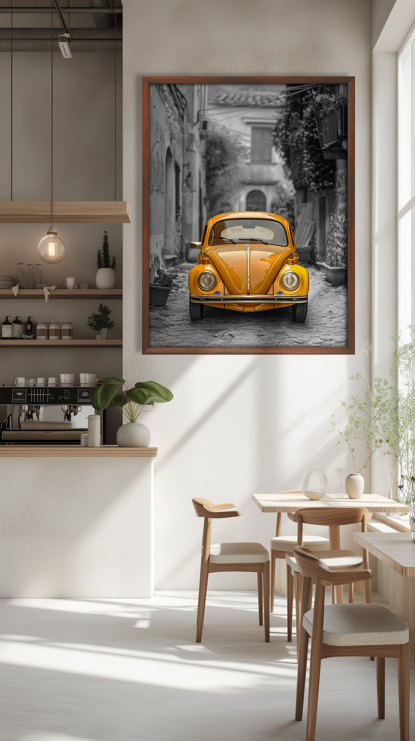 Yellow Beetle by Coffee Couture