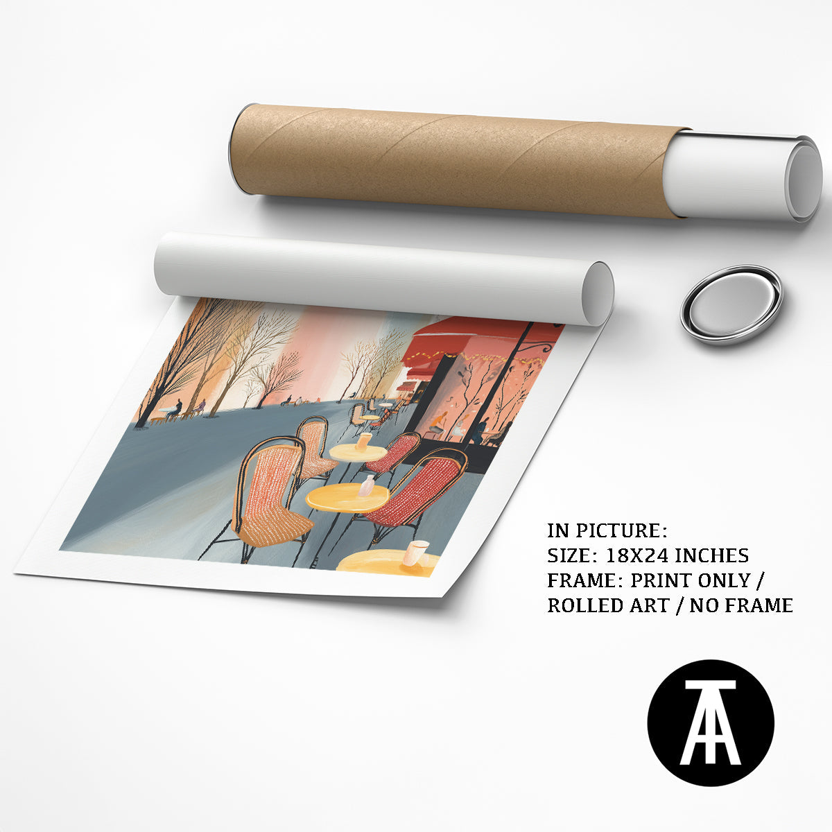 Artwork as Print Only or Rolled Art