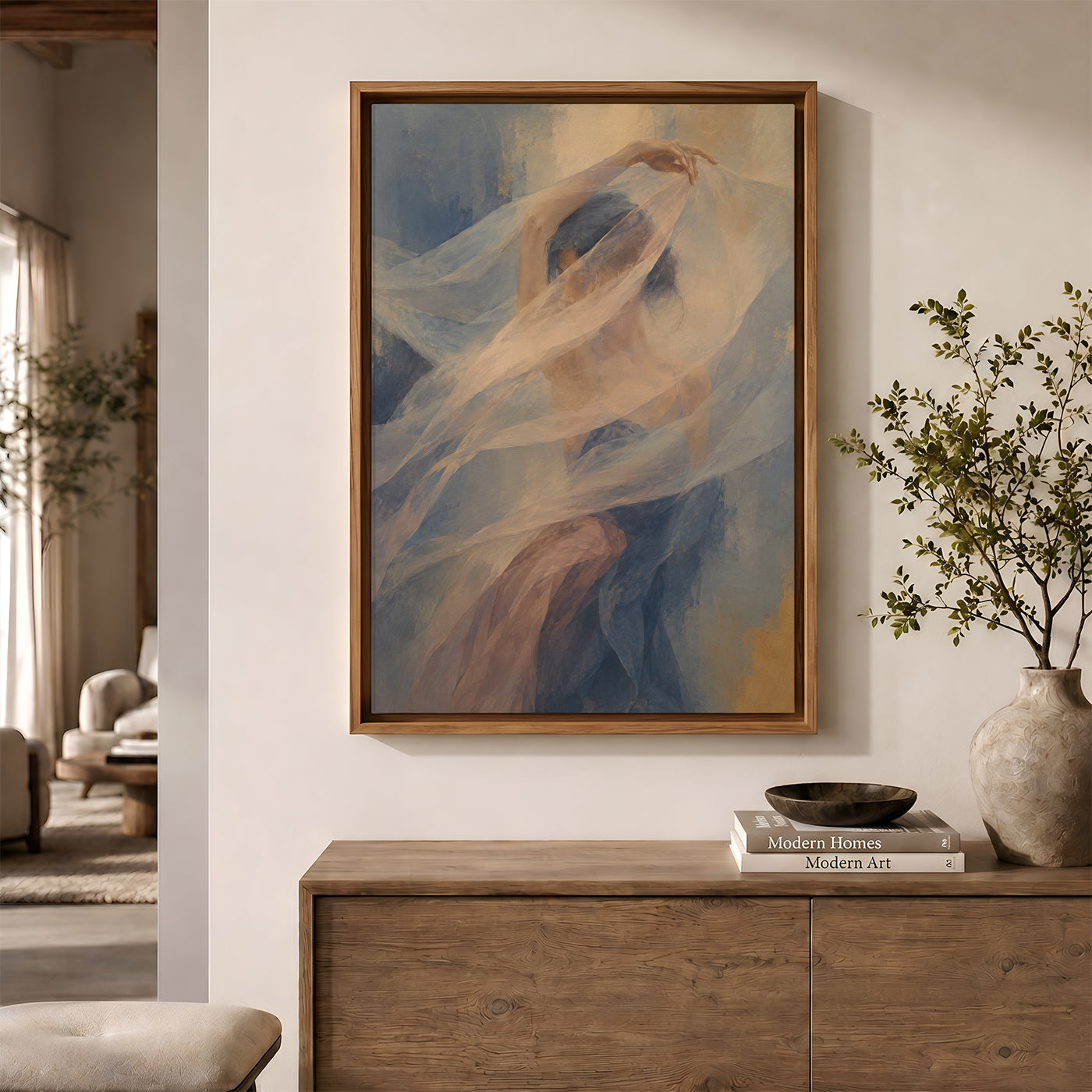 Painting in a Lifestyle Setting