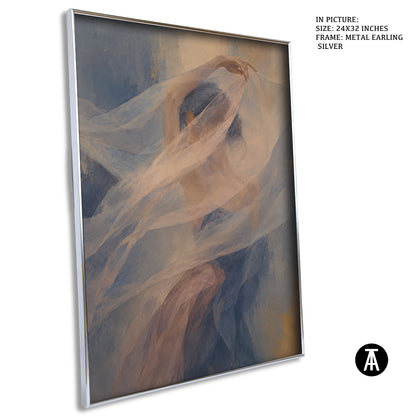 Artwork in Metal Earling Silver Frame