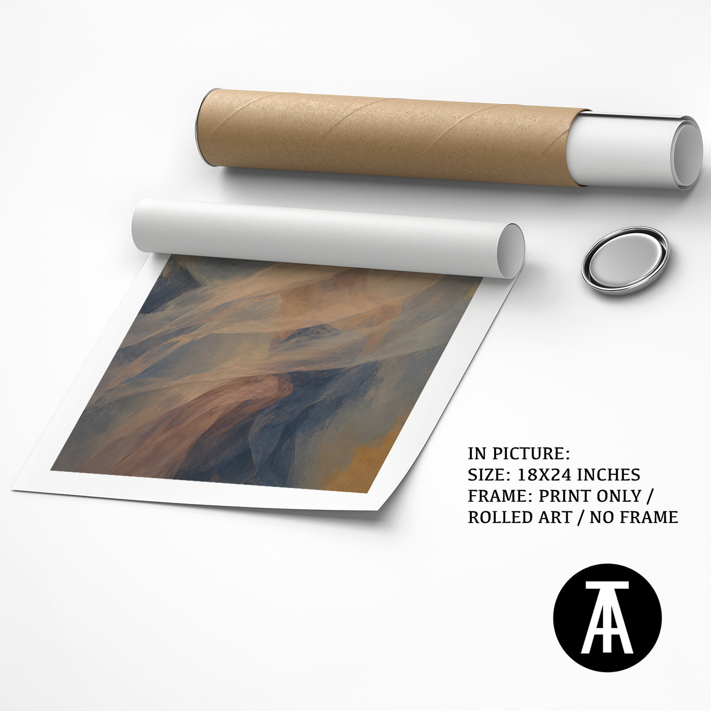 Artwork as Print Only or Rolled Art