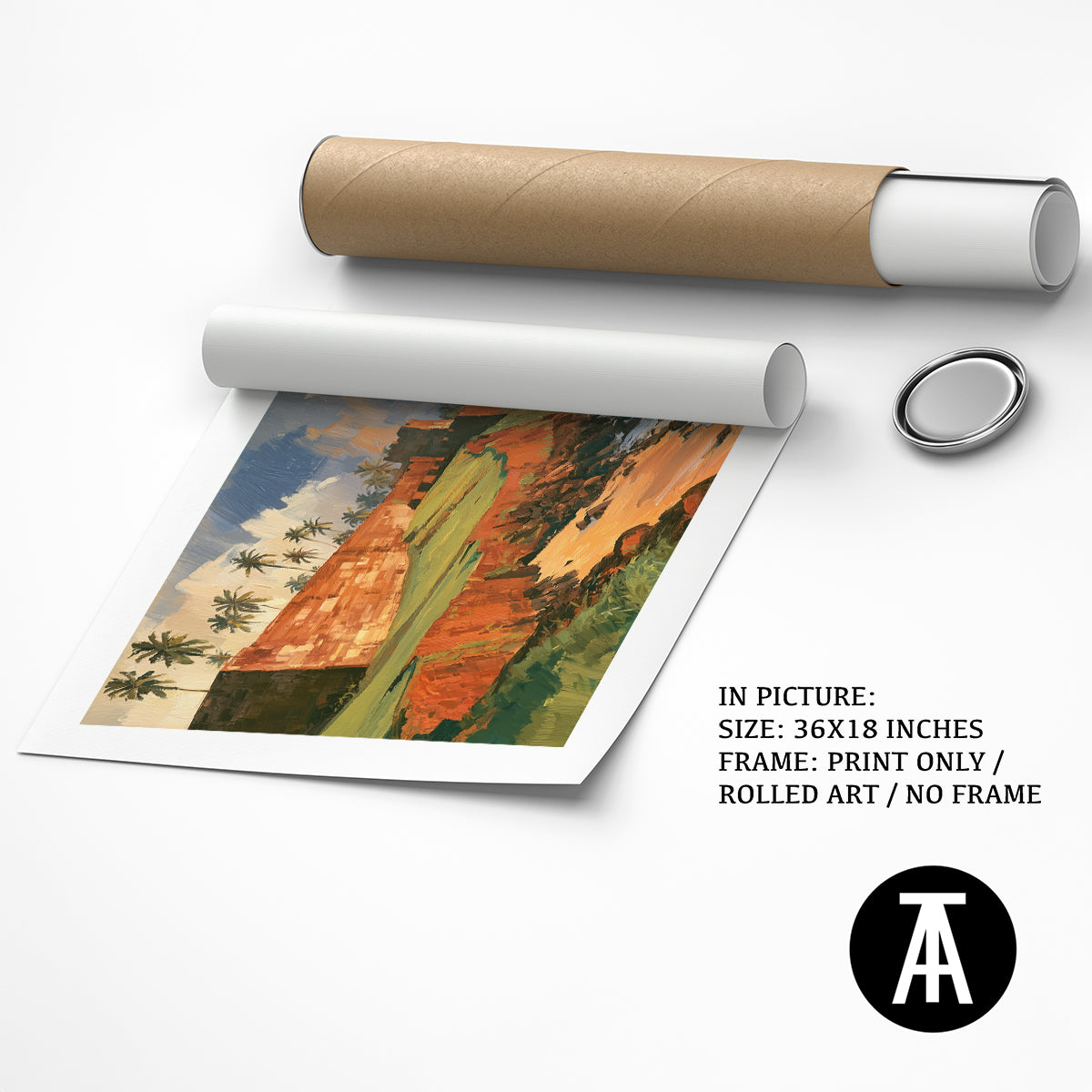 Artwork as Print Only or Rolled Art