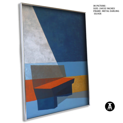 Artwork in Metal Earling Silver Frame