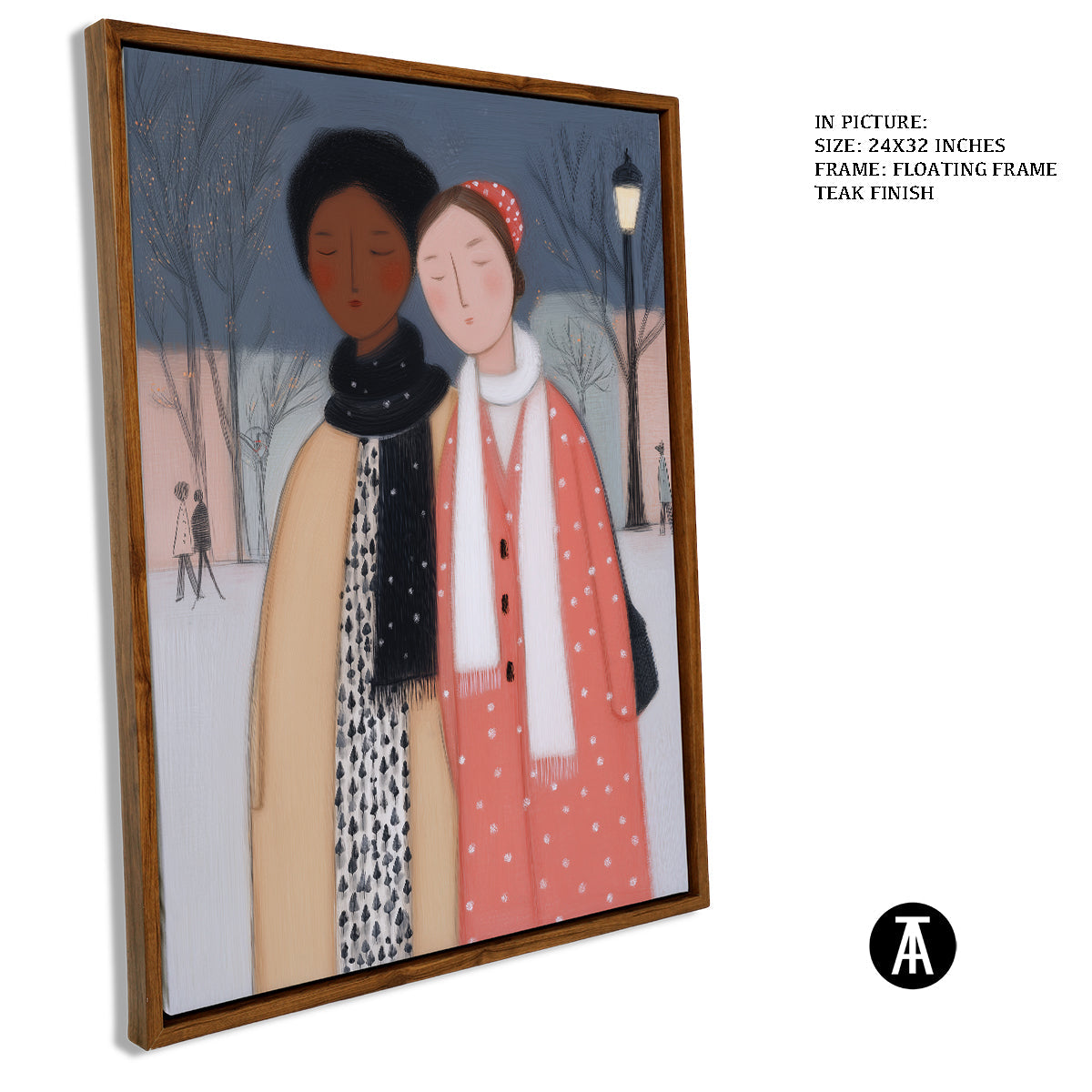 Artwork in Floating Frame