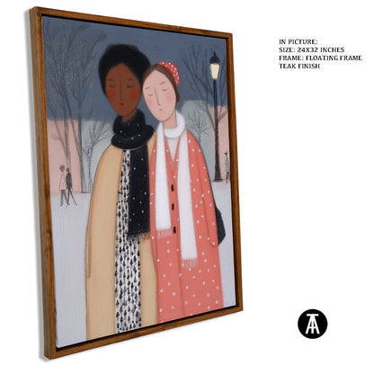 Artwork in Floating Frame