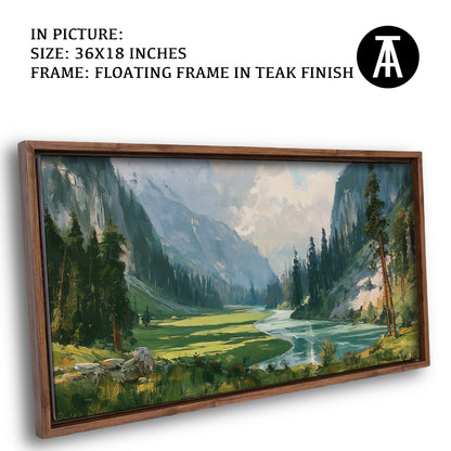Artwork in Floating Frame
