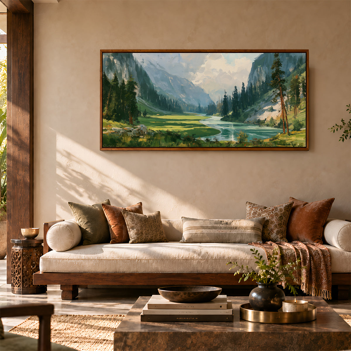 Indian Artwork in a Lifestyle Setting