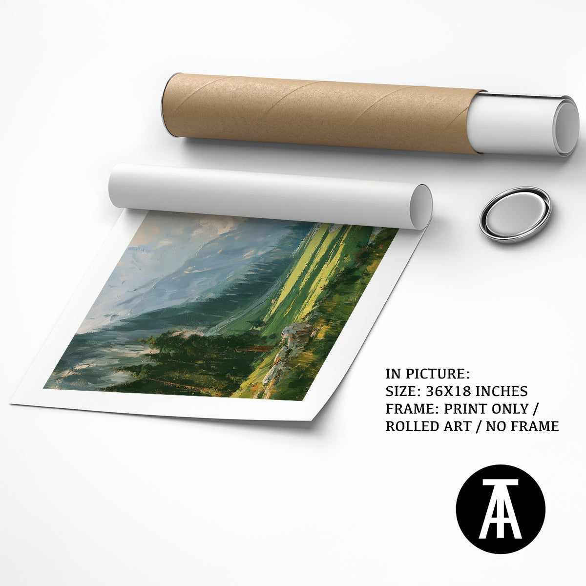 Artwork as Print Only or Rolled Art