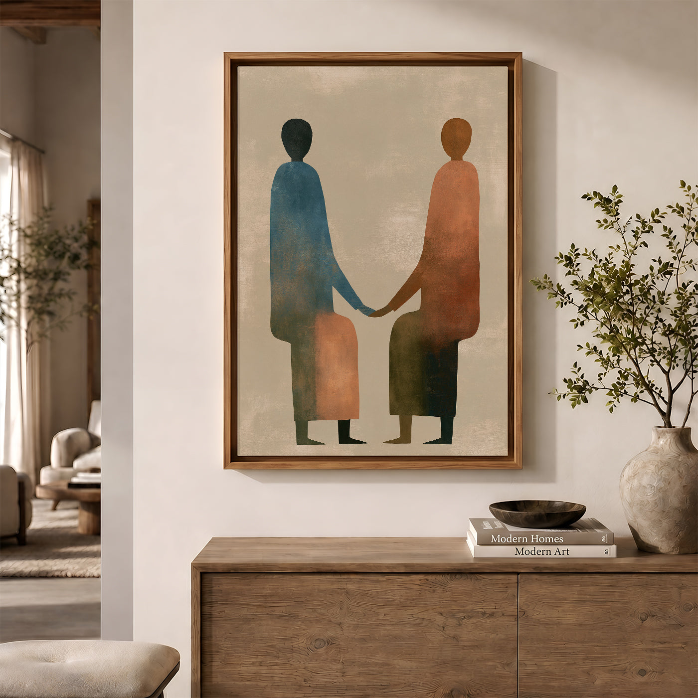 Painting in a Lifestyle Setting