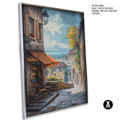 Sample Artwork in Earling Silver Metal Frame