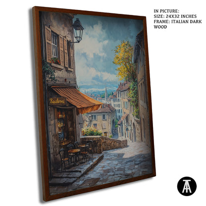 Sample Artwork in Italian Wood Framing Dark