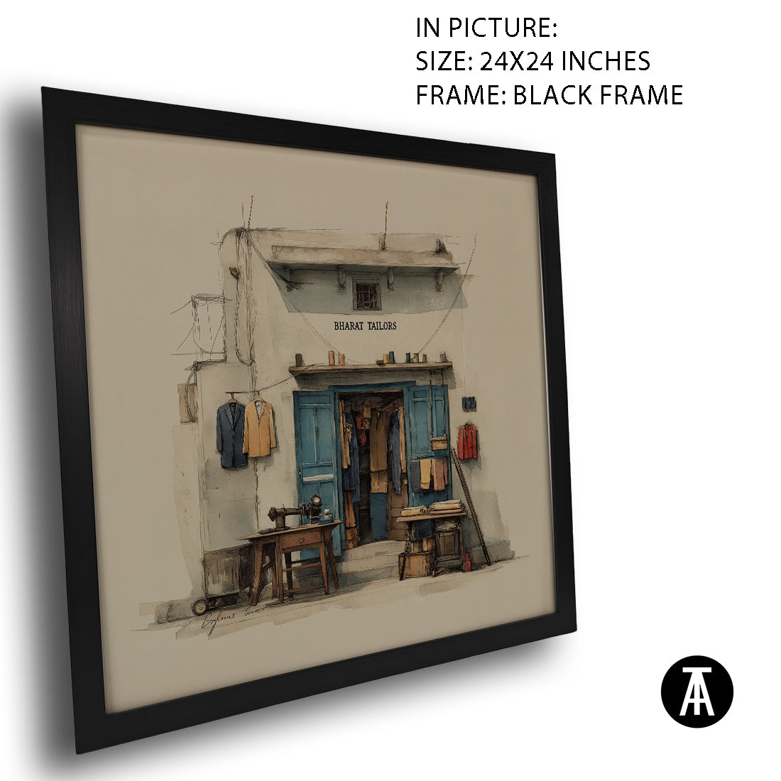 Artwork in Black Frame